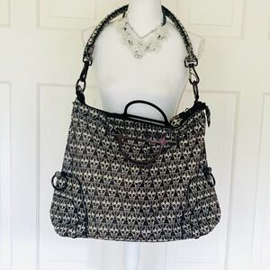 Thomas Wylde Sunset Printed Weekender black white gray